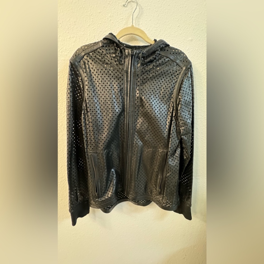 Givenchy Leather Transparent Jacket - image 1